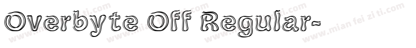 Overbyte Off Regular字体转换